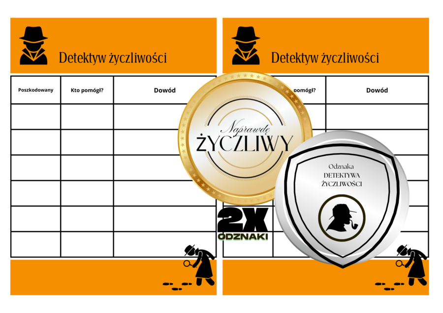 Detektyw życzliwości - Świetna zabawa na godzinę wychowawczą, która pomoże zintegrować klasę! (45 minut)