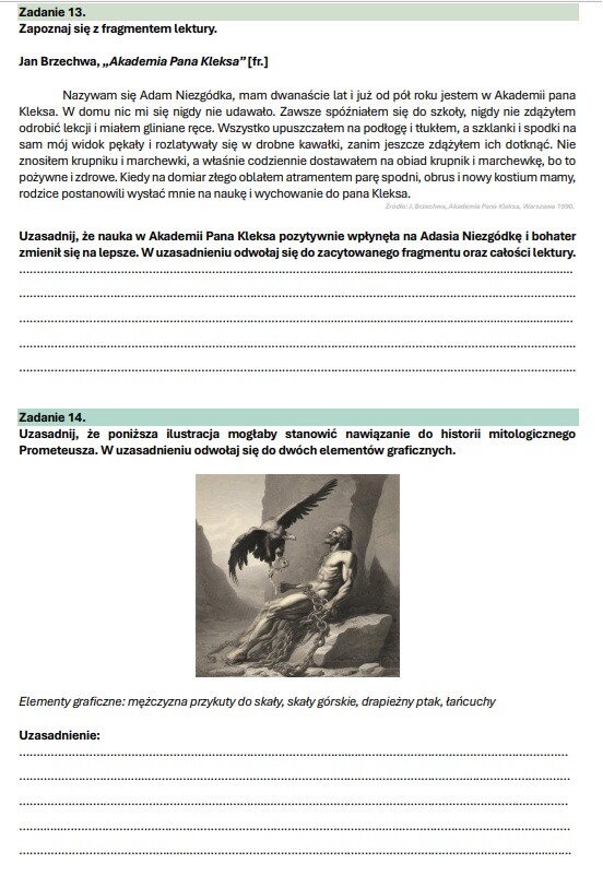 Zestaw 50 zadań na 50 dni (O - 100 i O-200)