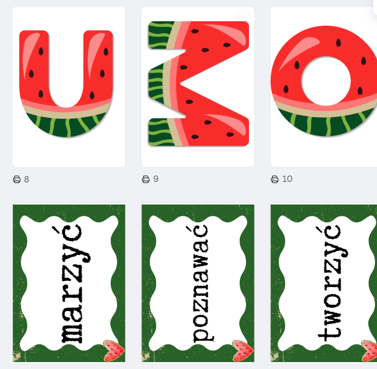 W tym roku możesz - gazetka polonistyczna, 24 plansze, girlanda + karty, początek roku szkolnego