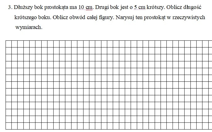 Obwody figur geometrycznych