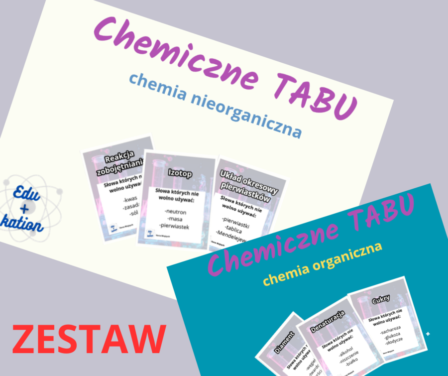 Chemiczne taby cz.1 i 2 (podwójny zestaw)