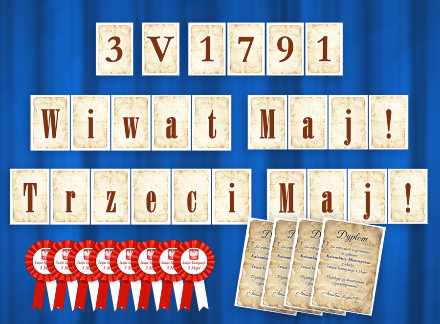 Scenariusz "Ale historia! Czyli Święto 3 maja na wesoło."