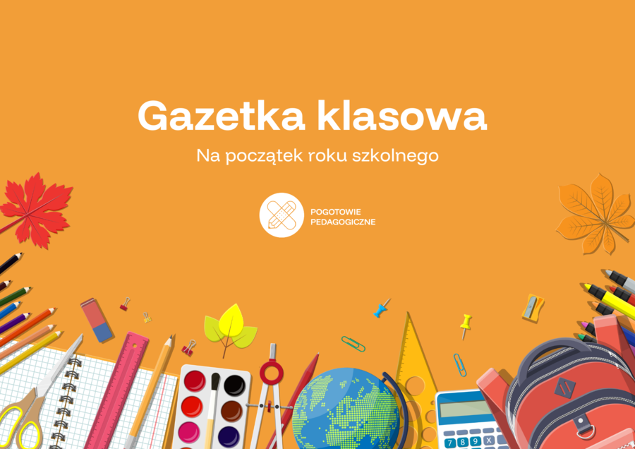 Gazetka klasowa na rozpoczęcie roku szkolnego- WRZESIEŃ.