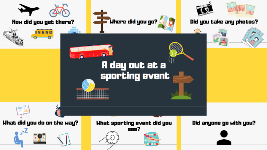 A day out at a sporting event - speaking practice