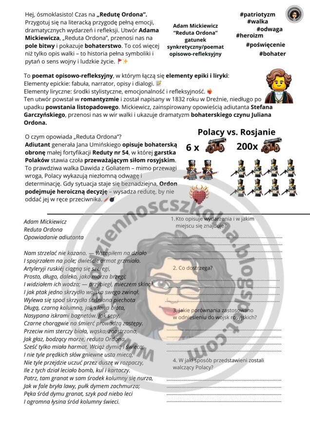 Misja E8- zeszyt powtórkowy. Zbuduj sukces na egzaminie z języka polskiego!