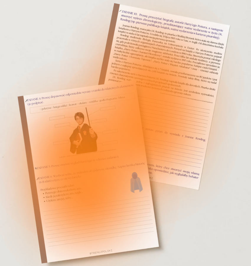 Harry Potter 🧙‍♀️✨ – gotowa lekcja poziom A2-B1 🗣️🖊️