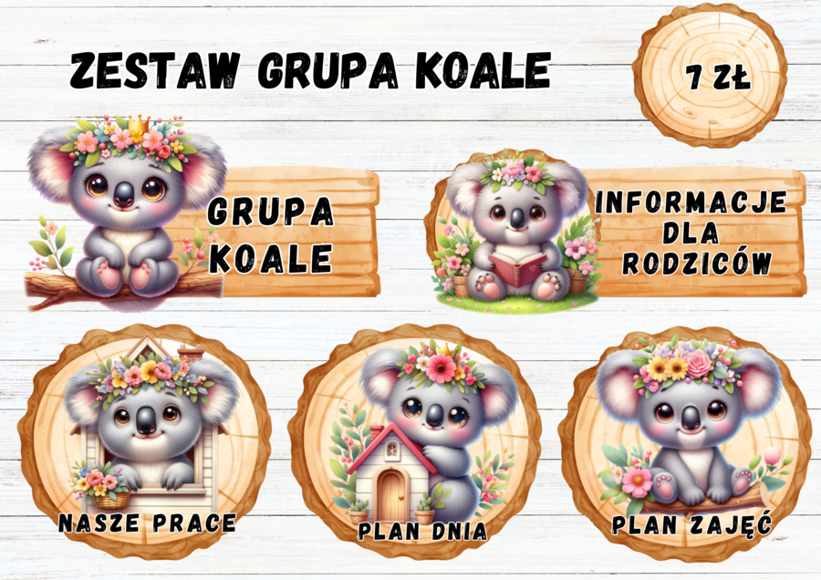 ZESTAW GRUPOWY GRUPA "KOALE"