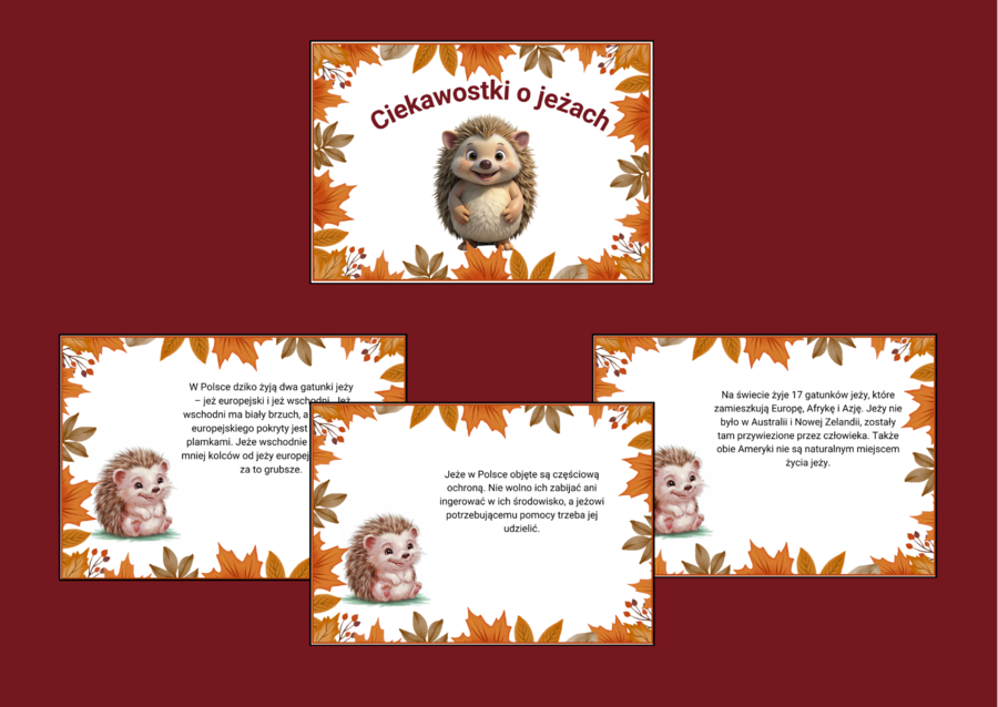 DZIEŃ JEŻA – biblioteka – świetlica – gazetka – 16 stron - wersja 2