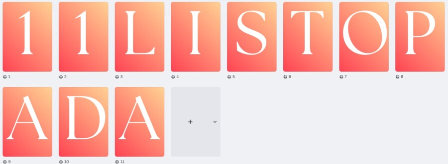 11 LISTOPADA - girlanda napis