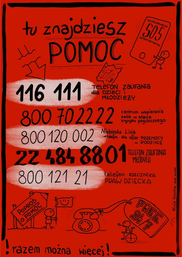 TELEFONY POMOCY by Alicja Soszka