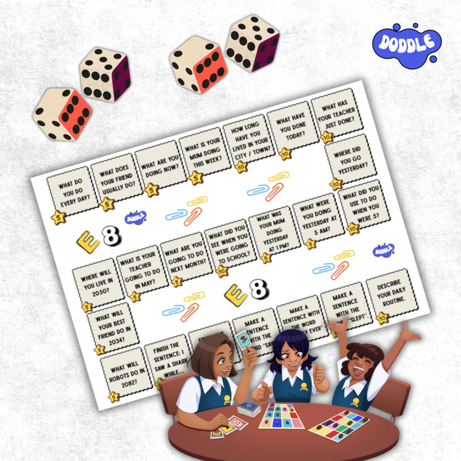 E8 Tenses - Board Game