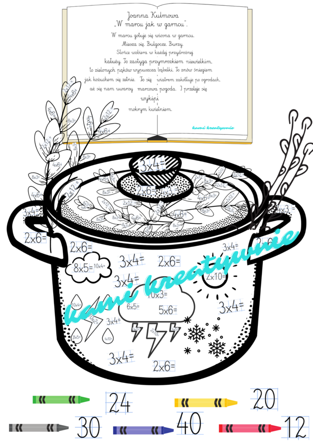 W marcu jak w garncu - mnożenie