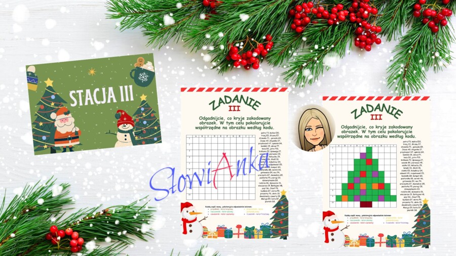 Bożonarodzeniowe STACJE ZADANIOWE