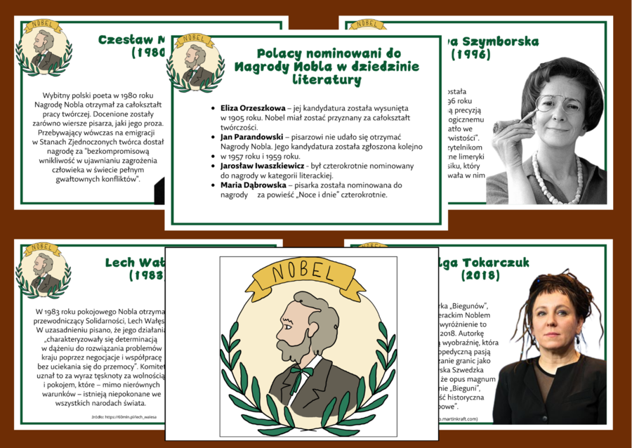 POLSCY NOBLIŚCI – gazetka – biblioteka – świetlica – 11 stron – wersja 1