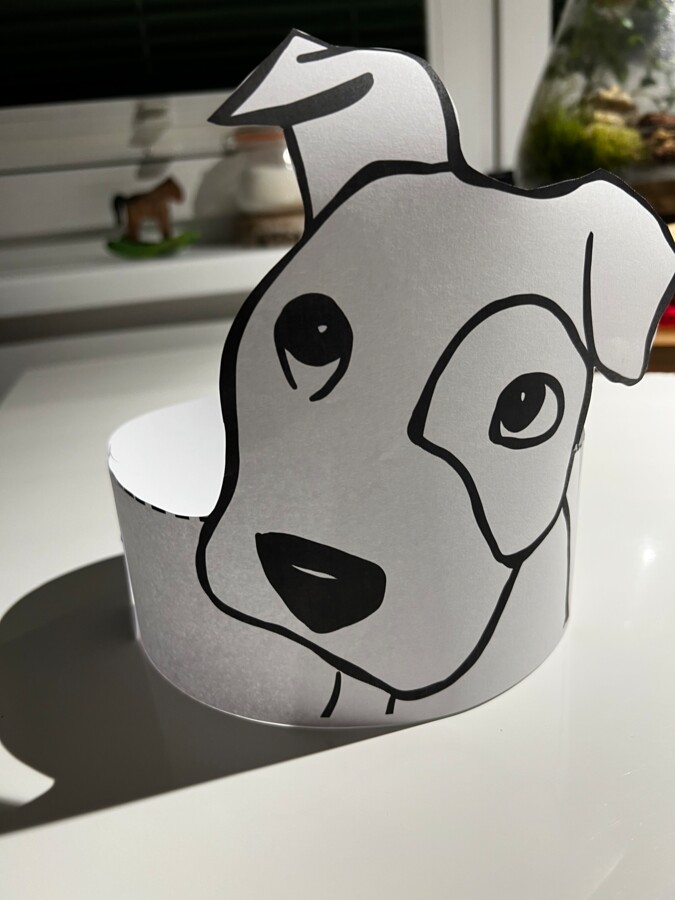 Opaska na głowę - piesek - Dzień Kundelka