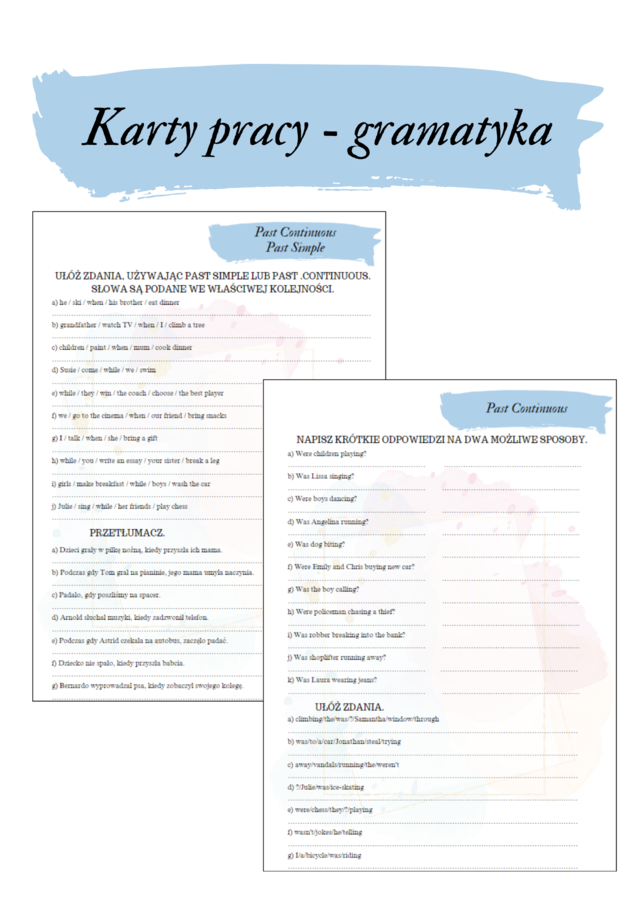 Brainy 7 unit 2 karty pracy gramatyka