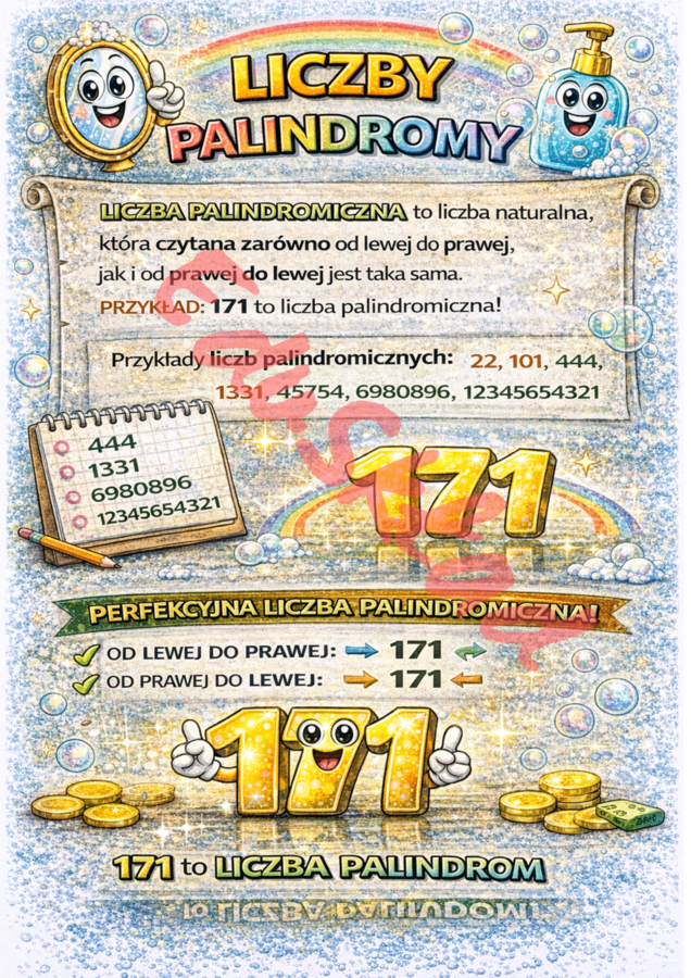 📚 Matematyczne plakaty edukacyjne – liczby niezwykłe i dni matematyczne