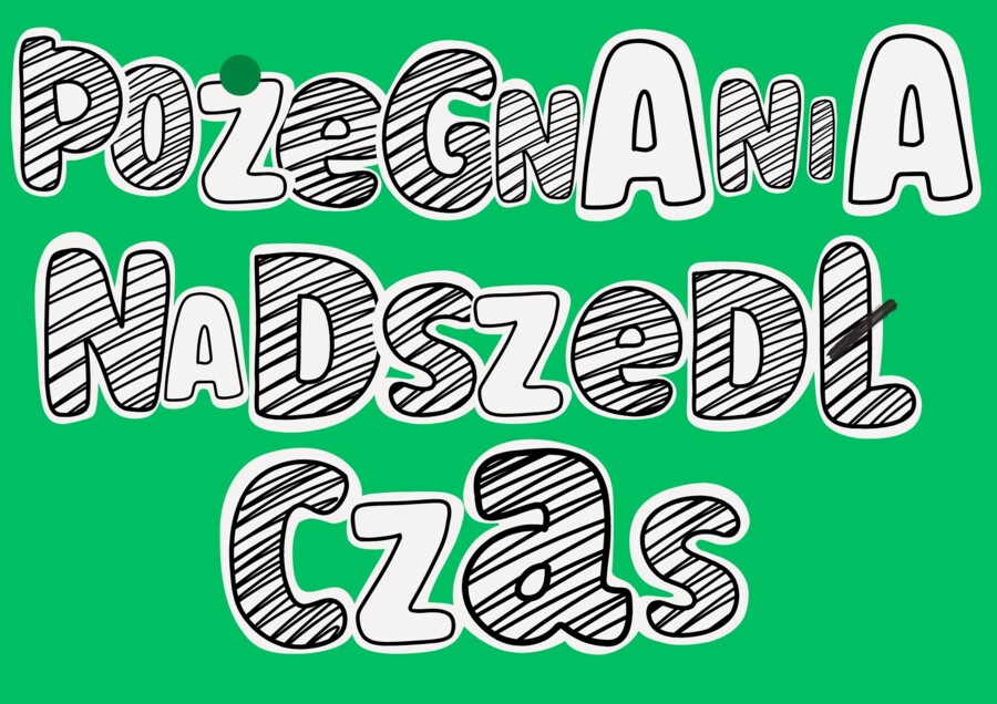 Koniec roku szkolnego, gazetka, plakat XXL