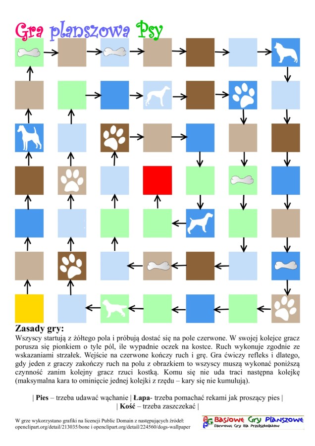 Psy – Gra planszowa