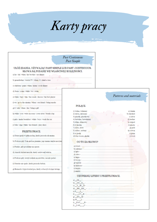 Brainy 7 unit 2 karty pracy słownictwo + gramatyka
