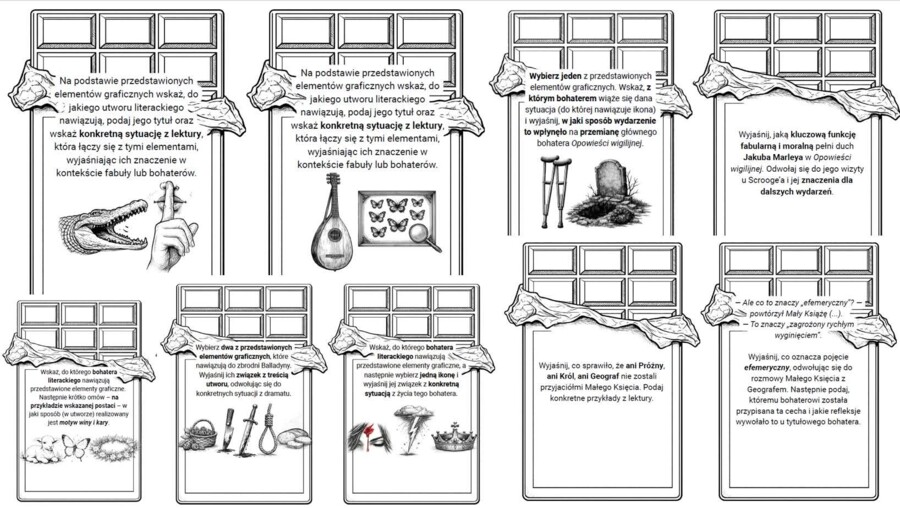 Czekolady nadziewane najlepszą literaturą