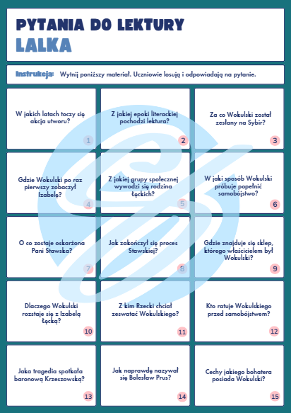 Lalka Bolesława Prusa – Pytania do Lektury z Odpowiedziami | Świetna Pomoc Dydaktyczna na Polski