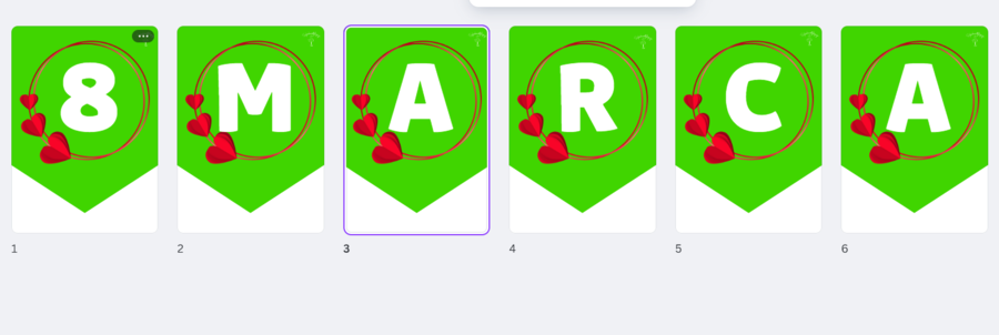 8 Marca - Dzień Kobiet, girlanda