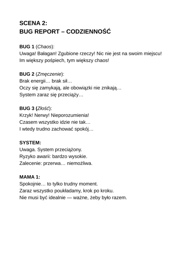 Mama 3.0 scenariusz apel Dzień Mamy