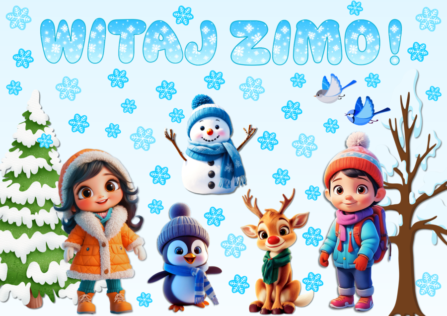 ❄️ WITAJ ZIMO - DEKORACJA ❄️