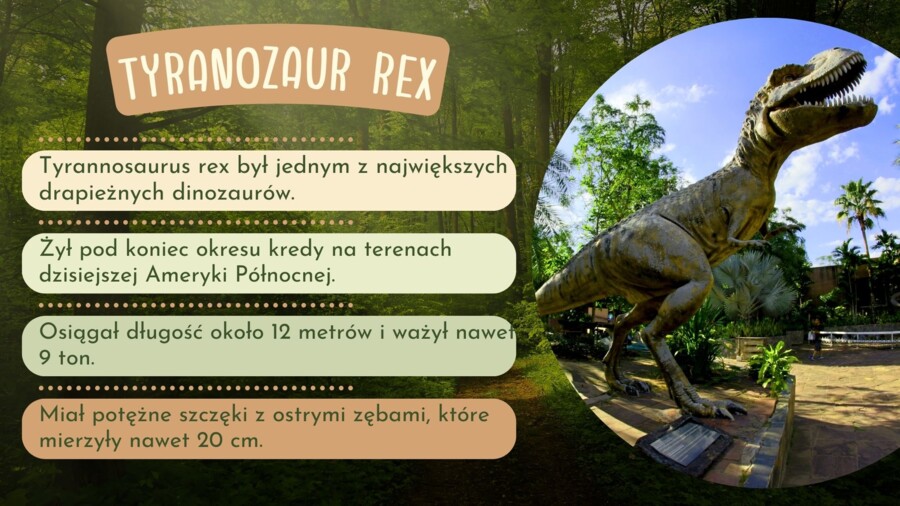 Dzień Dinozaura - fantastyczna prezentacja