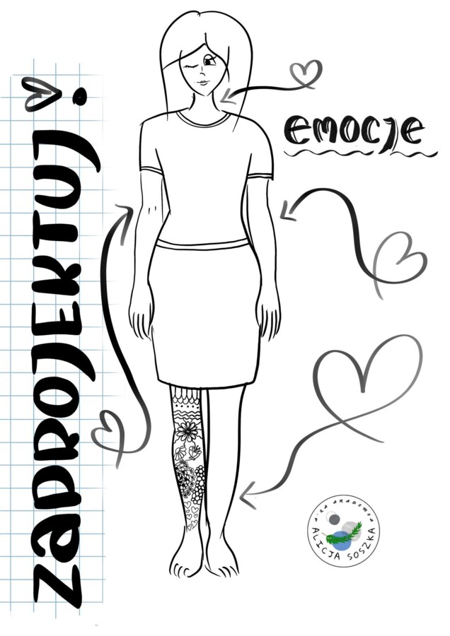 EMOCJE karty pracy dla dzieci i młodzieży - Alicja Soszka