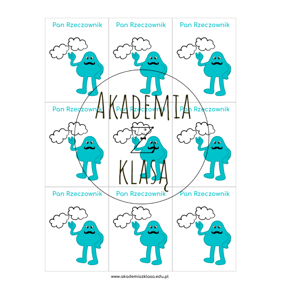 DRUŻYNA CZĘŚCIAKÓW, CZYLI CZĘŚCI MOWY DLA KLAS 2-3