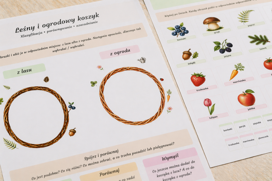 Leśny i ogrodowy koszyk – klasyfikacja