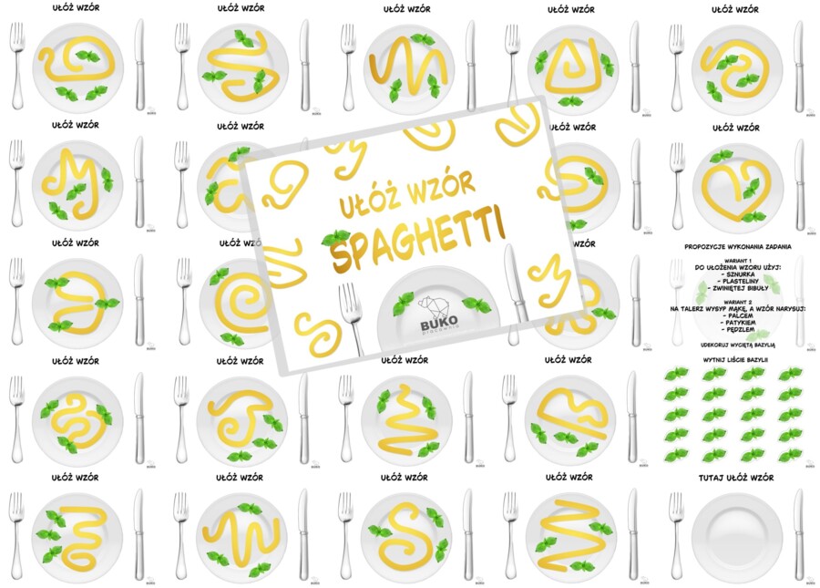 Ułóż wzór - SPAGHETTI