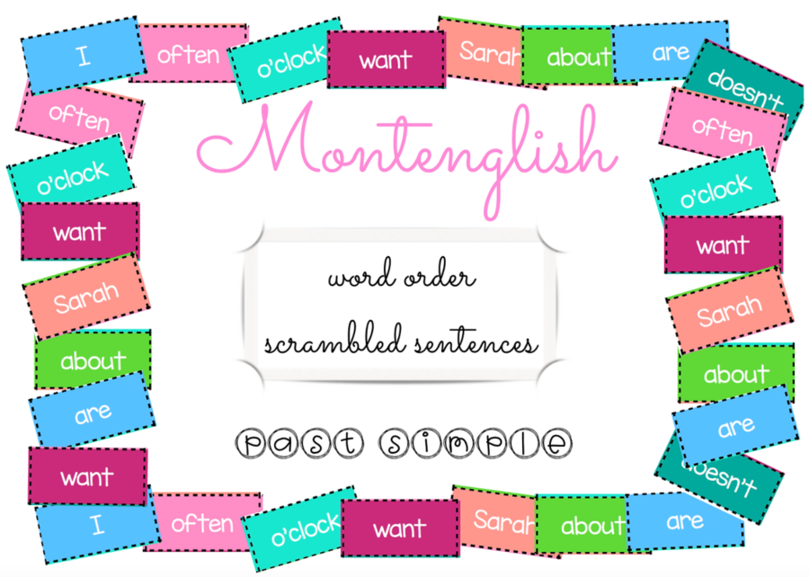 Rozsypanki wyrazowe Scrambled Sentences: Past Simple