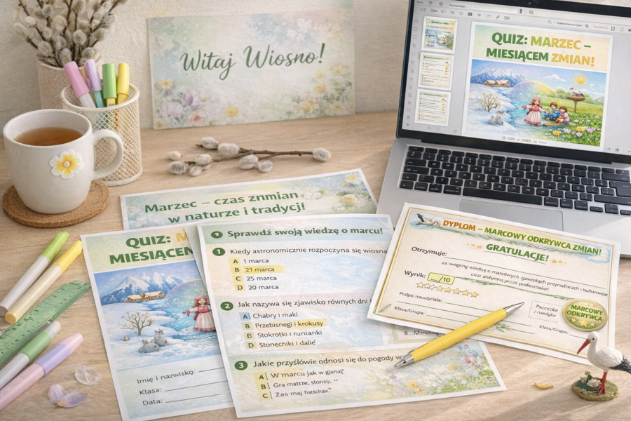 Quiz „Marzec miesiącem zmian”