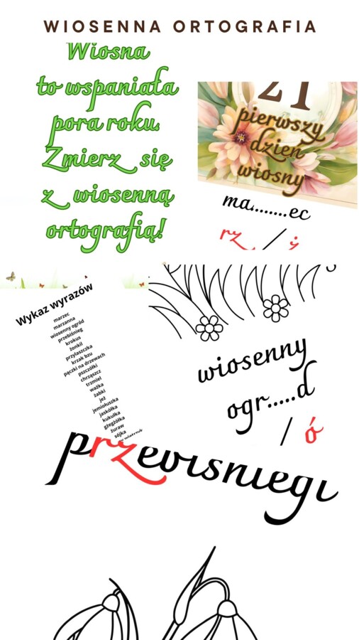 Wiosenna ortografia
