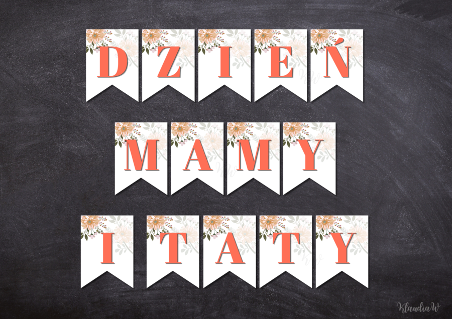 DZIEŃ MAMY I TATY - GIRLANDA