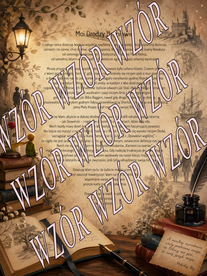 🩵LIST OD POLONISTY I WYCHOWAWCY🩵