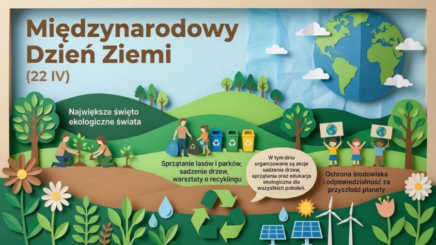 Kwiecień - gazetka/prezentacja/20 plansz