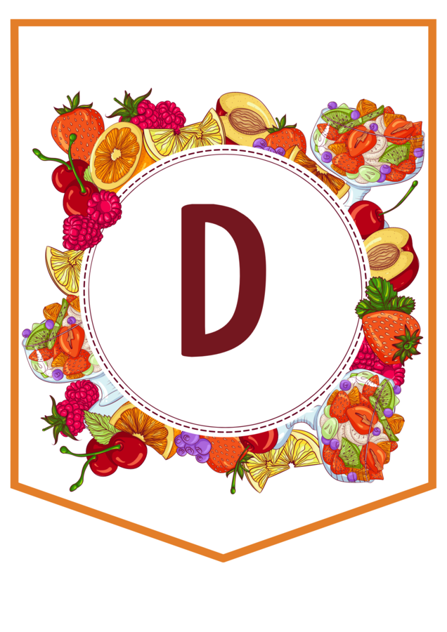 DZIEŃ OWOCÓW I WARZYW – biblioteka – świetlica – girlanda – gazetka – wersja 2