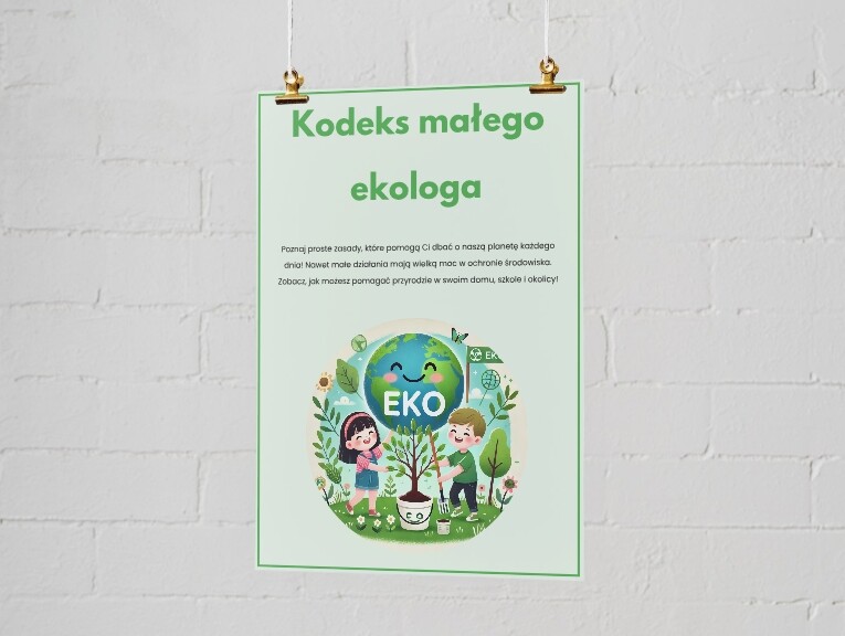 Plakaty edukacyjne. Jak segregować śmieci? Kodeks małego ekologa - zasady dbania o przyrodę. (nie śmieć, podlewaj rośliny, oszczędzaj wodę)
