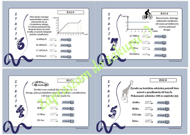 Stacje zadaniowe - ruch.