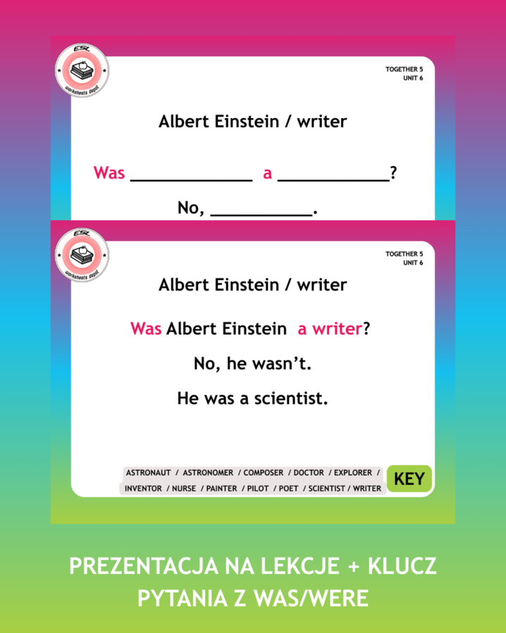 Speaking activities – Together 5 Unit 6