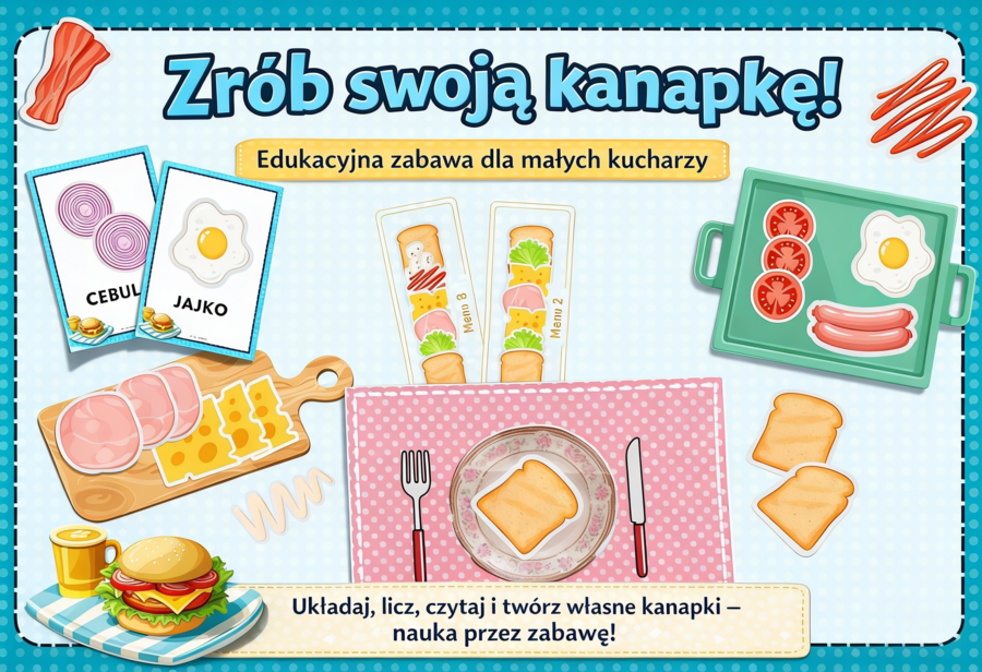 ZRÓB KANAPKĘ - zabawa, kreatywny zestaw