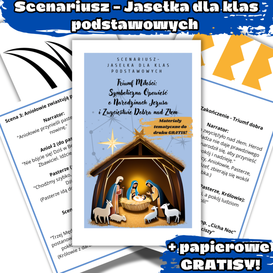 Jasełka dla klas podstawowych - scenariusz