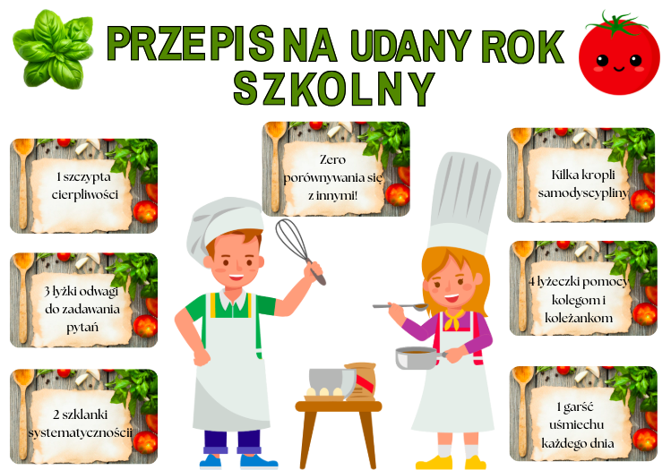 Gazetka edukacyjna – „Przepis na udany rok szkolny” | PDF do druku | 38 stron | Format A4+