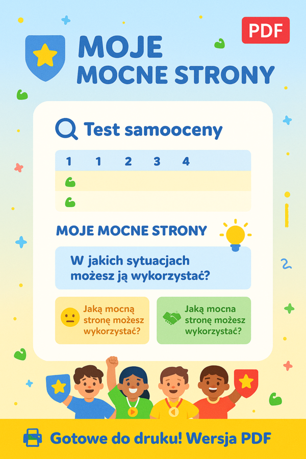 „Moje mocne strony” – Karta pracy