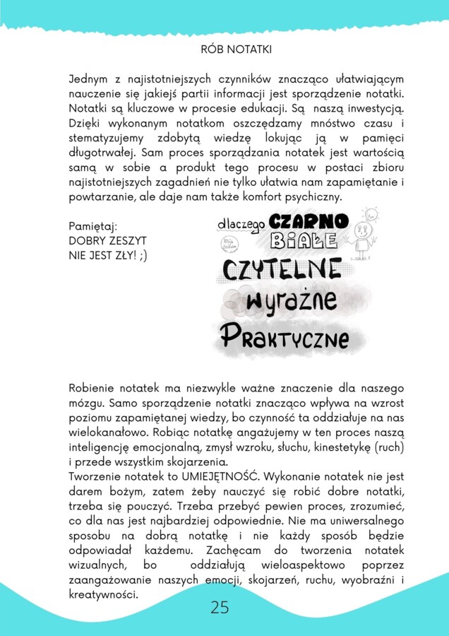 NOTATKI WIZUALNE kreatywne notowanie by Alicja Soszka :)