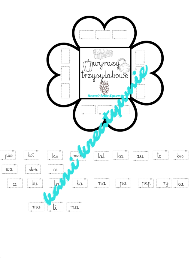 Lapbook - alfabet, głoski, sylaby